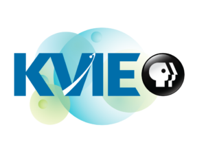 KVIE Logo with bubbles background